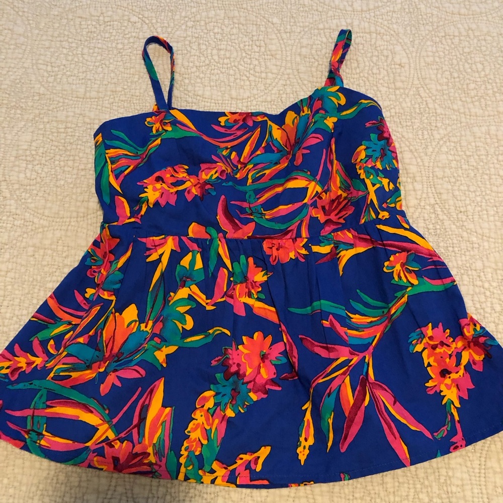 J Crew peplum top